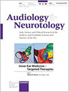 AUDIOLOGY AND NEURO-OTOLOGY雜志封面